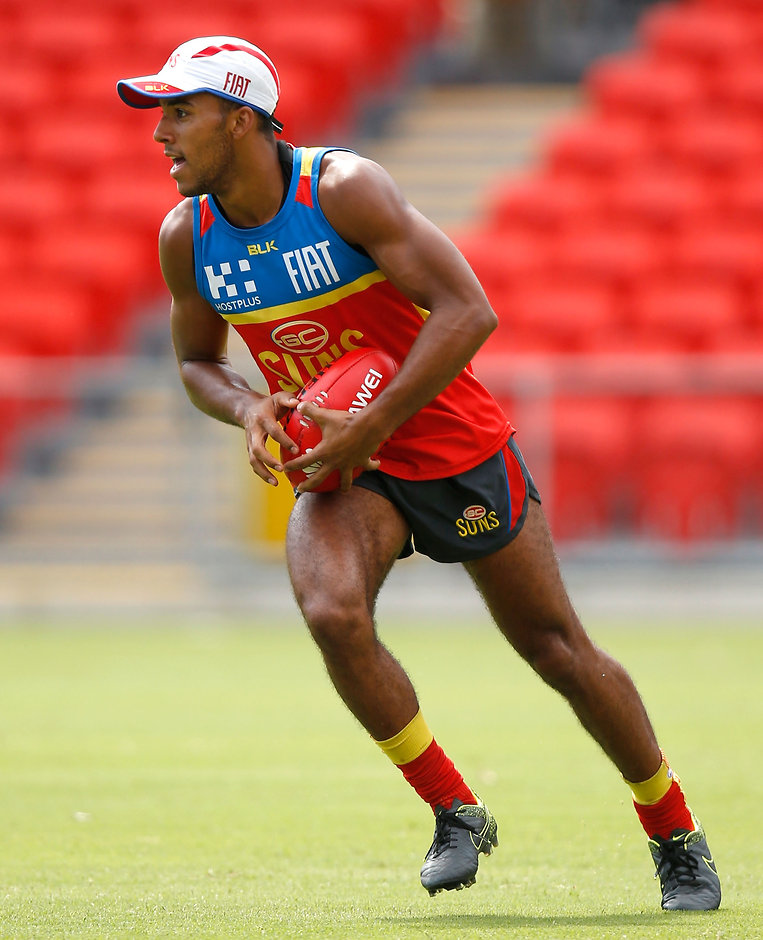 AFL 2015 Training - Gold Coast 171215 Touk Miller is putting in extra work to meet extra challenges - ${keywords}